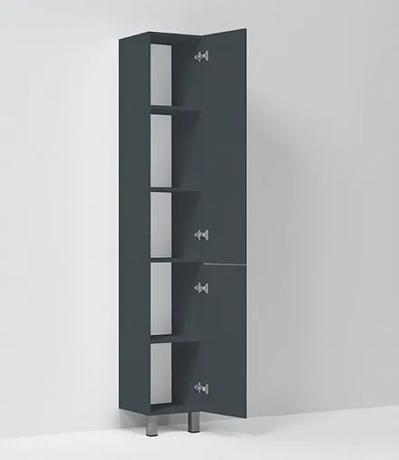 Шкаф-пенал напольный Am.Pm Gem 30 R графит матовый M90CSR0306GM