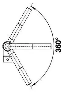Смеситель для кухни с выдвижным изливом Blanco Mila-S хром 524214, 3