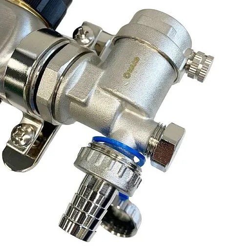 Группа коллекторная с расходомерами 6 отводов 1&quot;в/в x ¾&quot;ек WAAG WG.589.0606.F