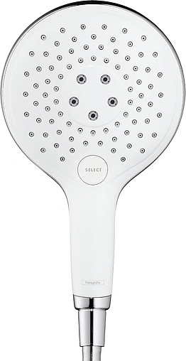 Душевая стойка Hansgrohe Raindance Select S 150 3iet 90см хром/белый 27803400 Душевая стойка Hansgrohe Raindance Select S 150 3iet 90см хром/белый 27803400