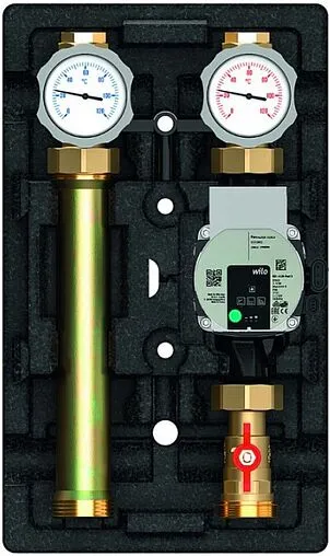Насосный модуль с прямым контуром 1&quot;в х 1½&quot;н Meibes UK M66811.36WIRU с насосом Wilo PARA SC 25-7.0