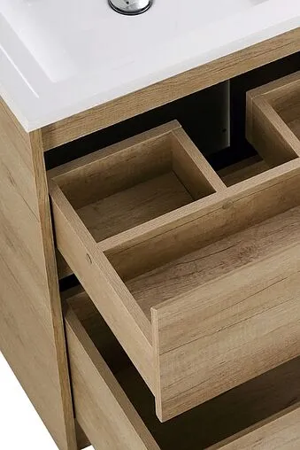 Тумба-умывальник напольная над стиральной машиной BelBagno KRAFT-LVD 120 Rovere Nebrasca Nature KRAFT-LVD-580/1200-2C-PIA-RNN+