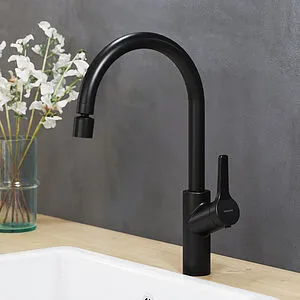 Смеситель для кухни Damixa Eclipse чёрный матовый 310722300 Смеситель для кухни Damixa Eclipse чёрный матовый 310722300, 3