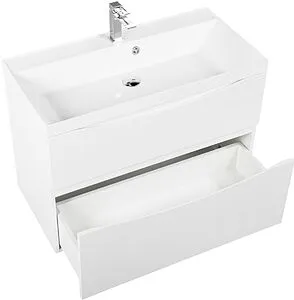 Тумба под умывальник подвесная BelBagno MARINO-H60 90 Bianco Lucido MARINO-H60-900-2C-SO-BL-P, 3