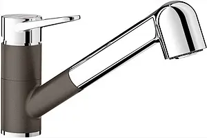 Смеситель для кухни с выдвижным изливом Blanco Blancowega-S II кофе/хром 526424 Смеситель для кухни с выдвижным изливом Blanco Blancowega-S II кофе/хром 526424, 1