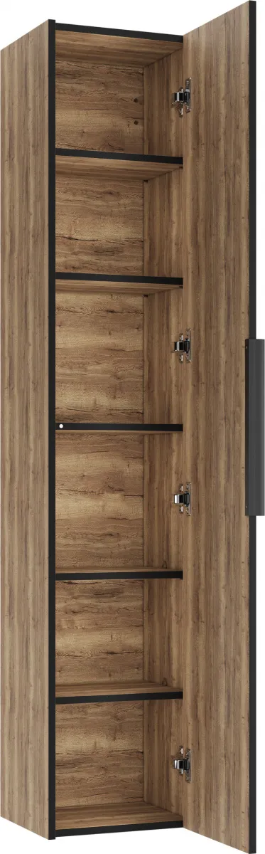 Шкаф-пенал подвесной Домино Alfa 35 дуб галифакс табак DA6101P, 4