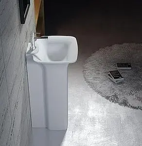 Раковина Aquanet Curve V30 52 белый матовый 00198920, 4