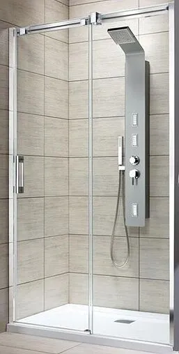 Дверь в нишу 1000мм прозрачное стекло Radaway Espera DWJ 100 R 380495-01R+380210-01R