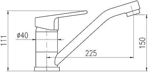 Смеситель для кухни Rav Slezak Colorado хром CO105.5 Смеситель для кухни Rav Slezak Colorado хром CO105.5