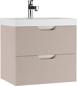 Тумба-умывальник подвесной Домино Dune 60 латте DD2507T+4627173210164, 1