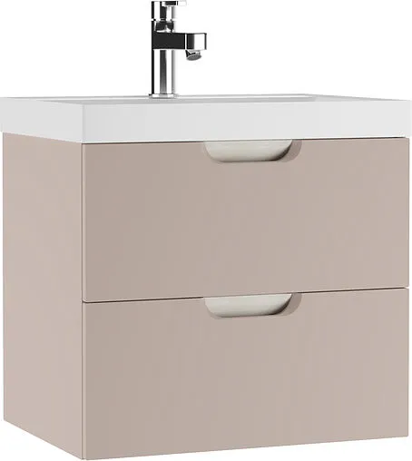 Тумба-умывальник подвесной Домино Dune 60 латте DD2507T+4627173210164