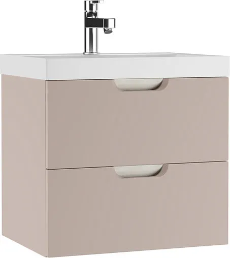 Тумба-умывальник подвесная Домино Dune 60 латте DD2507T+4627173210164