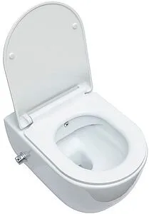 Унитаз подвесной безободковый с функцией биде и встроенным смесителем Logan L5W City белый 00312562 Унитаз подвесной безободковый с функцией биде и встроенным смесителем Logan L5W City белый 00312562, 3
