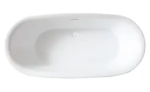 Ванна акриловая отдельностоящая Abber 180x84 AB9205, 4