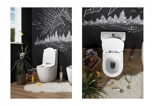 Чаша унитаза Aquanet Cetus-C1 Rimless белый