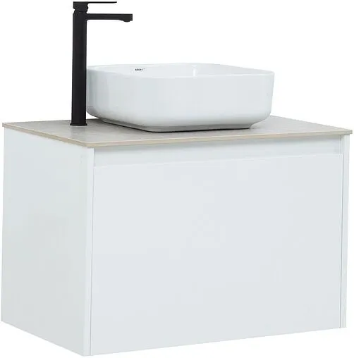 Тумба под умывальник подвесная Aquanet Nova Lite 75 белый 00242275