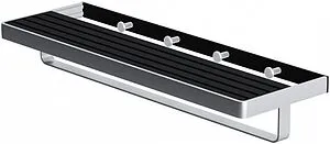 Полка для полотенец Damixa Jupiter чёрный матовый/алюминий DA7737700, 3
