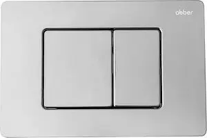 Клавиша смыва для унитаза Abber AC0120 хром глянцевый, 1