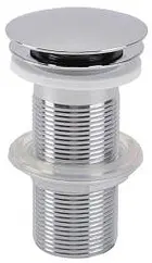 Выпуск автоматический для раковины без перелива Nicoll хром 0501095 Выпуск автоматический для раковины без перелива Nicoll хром 0501095