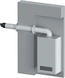 Комплект дымохода Антилед Ø 60/100мм L=1000мм Krats Антилёд KTL-01P-075, 5