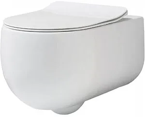 Унитаз подвесной безободковый Kerasan Flo белый матовый 311130 Унитаз подвесной безободковый Kerasan Flo белый матовый 311130, 1