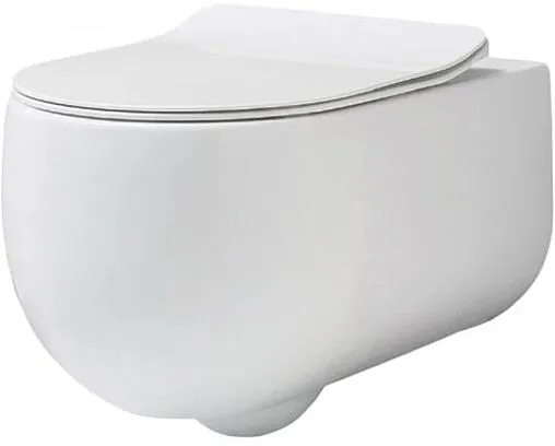 Унитаз подвесной безободковый Kerasan Flo белый матовый 311130