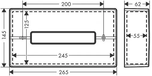 Держатель для бумажных полотенец Hansgrohe AddStoris белый матовый 41774700