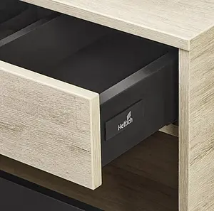 Тумба-умывальник подвесная Aquaton Лофт Урбан 80 графит/орегон 1A2476K0LQX60, 5