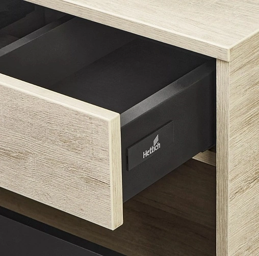 Тумба-умывальник подвесная Aquaton Лофт Урбан 80 графит/орегон 1A2476K0LQX60