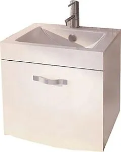 Тумба-умывальник подвесная Comforty Лаура 75-1 белый 00004136347CF Тумба-умывальник подвесная Comforty Лаура 75-1 белый 00004136347CF, 1