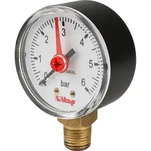 Манометр радиальный Itap 50мм 6 бар ¼&quot; 482B014R, 4