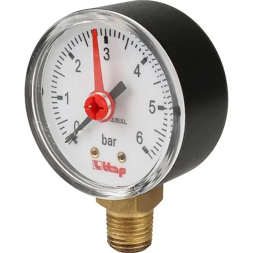 Манометр радиальный Itap 50мм 6 бар ¼&quot; 482B014R