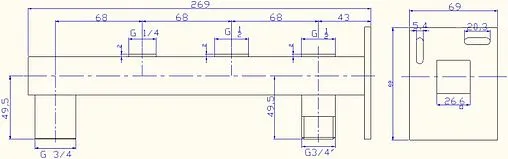 Группа безопасности расширительного бака до 44 кВт ¾&quot; 3 бар Valtec VT.495.0.0