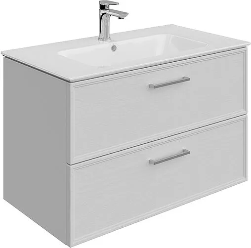 Тумба-умывальник подвесная Kerama Marazzi Piano Classic 85 ясень белый PIA.CL.85\WHT.M+PI.wb.85