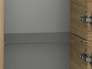 Шкаф-пенал подвесной Cersanit Lara 30 орех 63417 Шкаф-пенал подвесной Cersanit Lara 30 орех 63417, 3