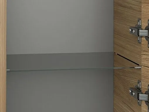 Шкаф-пенал подвесной Cersanit Lara 30 орех 63417 Шкаф-пенал подвесной Cersanit Lara 30 орех 63417