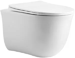 Унитаз подвесной безободковый Aquatek Классик белый AQ1112-00, 1