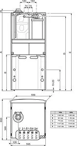 Напольный конденсационный газовый котел двухконтурный турбированный 25кВт Vaillant ecoCOMPACT VSC INT 266/4-5 150 H 0010015450 Напольный конденсационный газовый котел двухконтурный турбированный 25кВт Vaillant ecoCOMPACT VSC INT 266/4-5 150 H 0010015450, 2