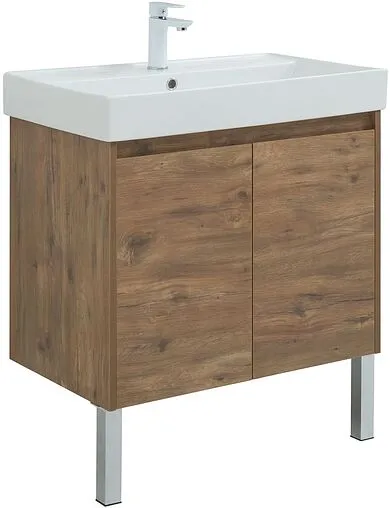 Тумба под умывальник Aquanet Nova Lite 75 дуб рустикальный 00298852