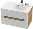 Тумба-умывальник подвесная Ravak SD Classic II 80 L белый/капучино X000000917+XJDP1180000