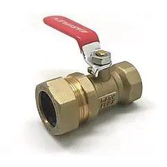 Кран шаровый с переходом на гофрированну трубу 15мм x ½&quot;в Kofulso Кр15F