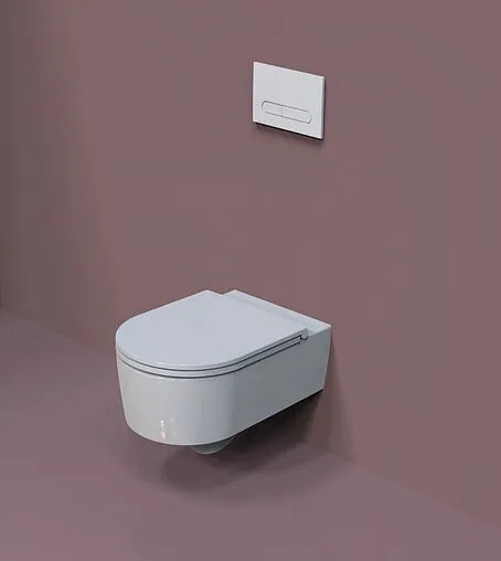 Унитаз подвесной безободковый ISVEA SistemaА Clearim белый 10SL02001SV Унитаз подвесной безободковый ISVEA SistemaА Clearim белый 10SL02001SV