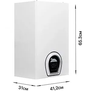 Настенный конденсационный газовый котел одноконтурный турбированный 24кВт Federica Bugatti 25 COND B VARME C25F3, 2