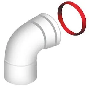 Колено для дымохода Ø 80мм ∠ 90° (Al) Protherm 3003200575, 1