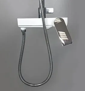 Душевая система со смесителем для ванны Osgard Solen White белый 59050 Душевая система со смесителем для ванны Osgard Solen White белый 59050, 3