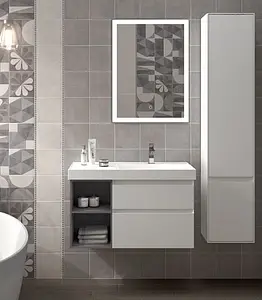 Шкаф-пенал подвесной Kerama Marazzi Cubo 35 белый матовый CUB.165Rh\WHT.M Шкаф-пенал подвесной Kerama Marazzi Cubo 35 белый матовый CUB.165Rh\WHT.M, 3