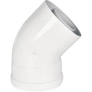 Колено для дымохода Ø 60/100мм ∠ 45° (Al) Rommer RCA-6010-000045, 3