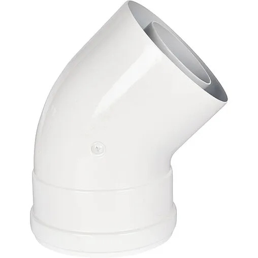 Колено для дымохода Ø 60/100мм ∠ 45° (Al) Rommer RCA-6010-000045