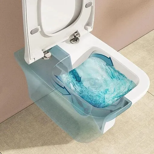 Унитаз подвесной безободковый VitrA Zentrum Square SmoothFlush белый 7484B003-0075