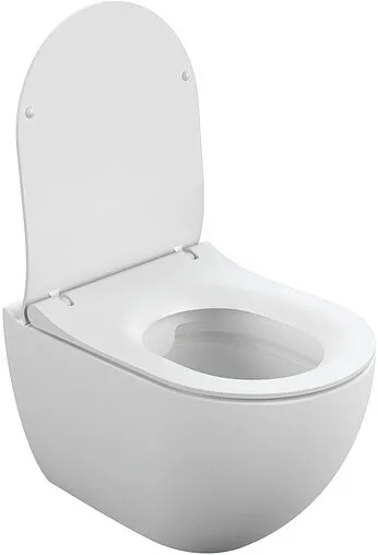 Унитаз подвесной безободковый Cersanit Brasko Smart Clean On DPL EO slim LP белый 64824